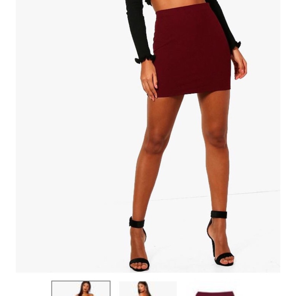 Woven Mini Skirt